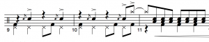 Drum-notation-hi-hat-pedal